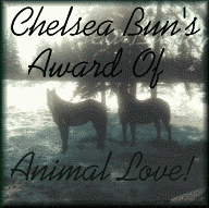 Chelsea Bun's Award of Animal Love